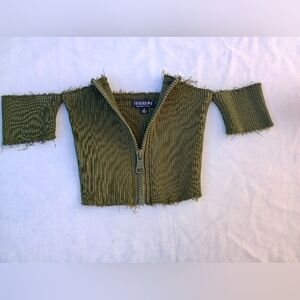 Fashion Nova Cropped Top Off Shoulder Ribbed Summer Party Cosplay Streetwear Fun